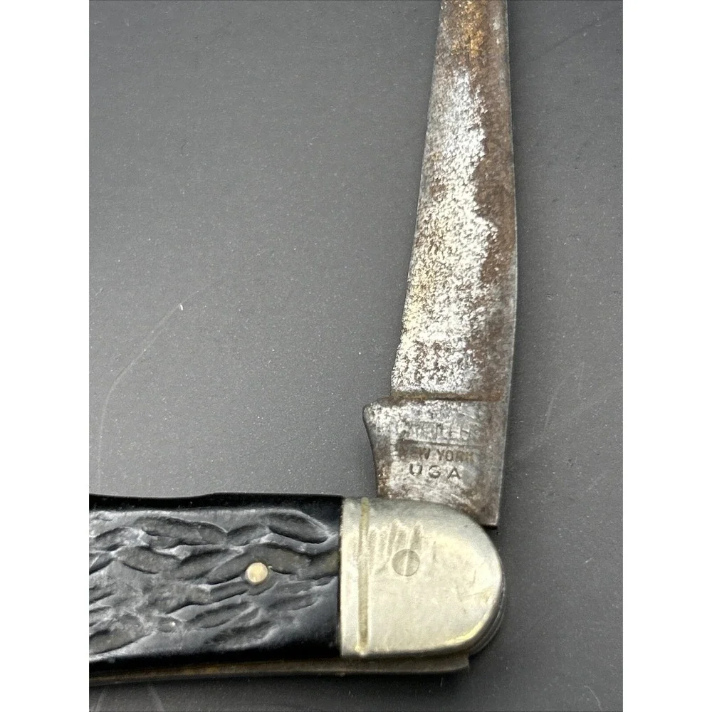 VINTAGE CAMILLUS NEW YORK 20 MUSKRAT 2 BLADE KNIFE